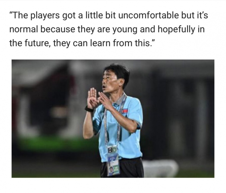 朝鲜U17女足主帅：很高兴击败中国队，想进更多球但射门还是仓促
